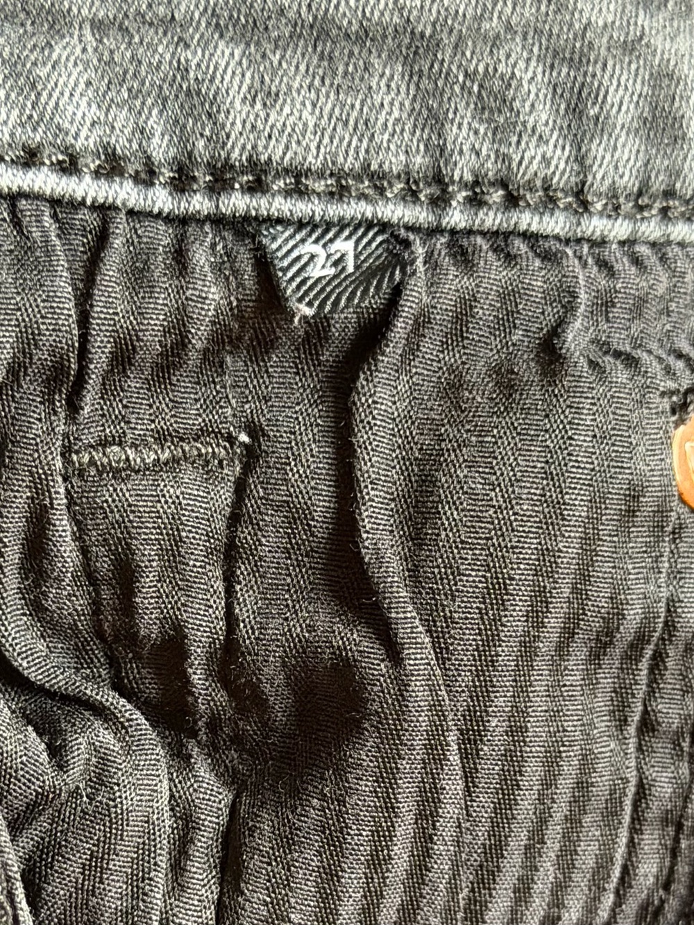 Black 7 For All Mankind Tailorless Dojo - Picture 4 of 4